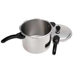 [Presto Stainless Steel 6�qt With Lid Removed]